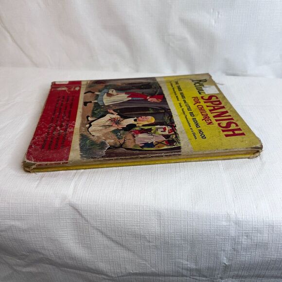 1959 BERLITZ SPANISH FOR CHILDREN Three Bears & Little Red Riding Hood Hardback - Picture 11 of 12